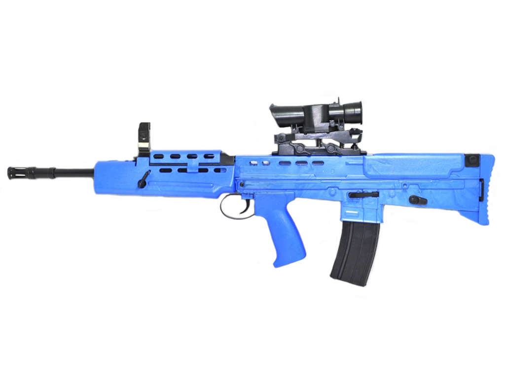 HA202B spring airsoft rifle SA80 BB gun blue 2 tone | AGS UK